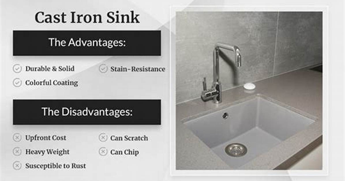 Cast Iron Sinks Their Pros And