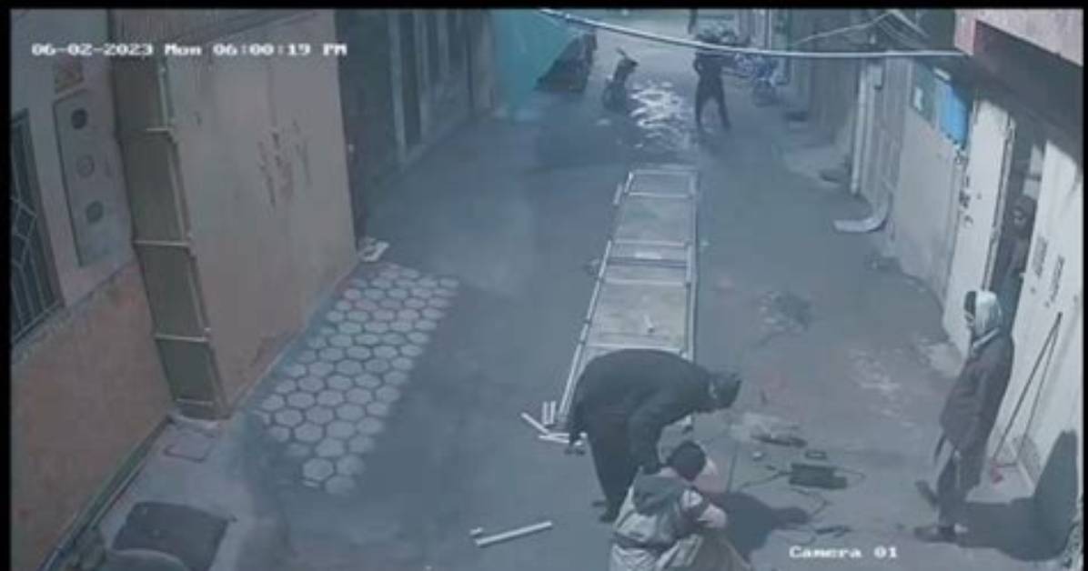 Caught on Camera Shocking Cctv Footage of Son and Mother S