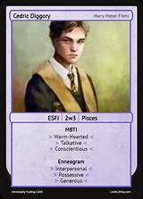 Cedric Diggory Myers-Briggs Type: Isfj