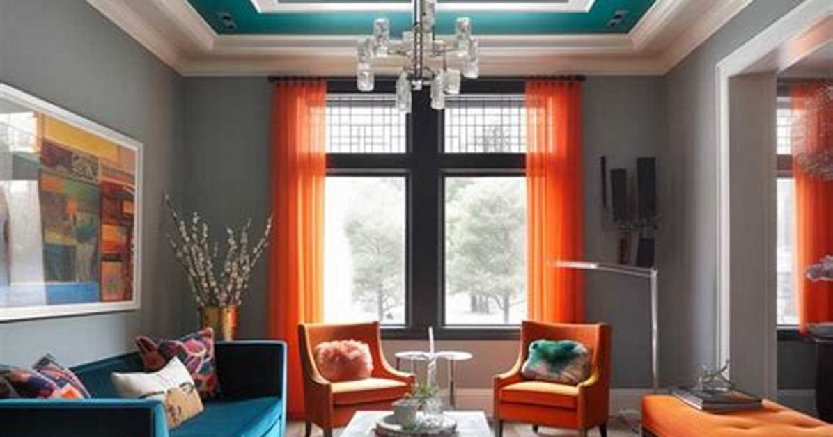 Ceiling Trim Border Painting