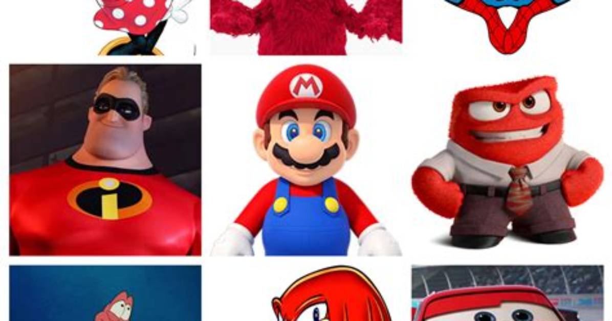 Characters That Are Red