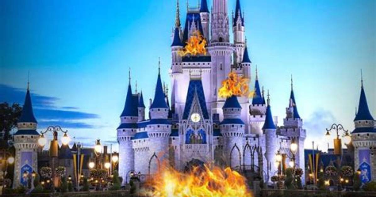 Cinderella Castle on Fire: a Shocking Event at Disneyland