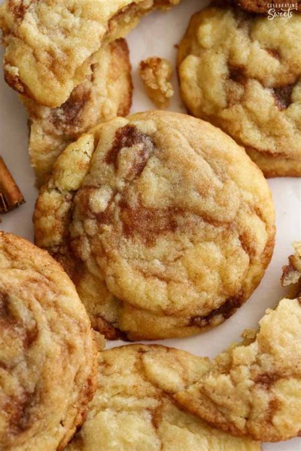 Cinnamon Roll Sugar Cookies - Celebrating Sweets