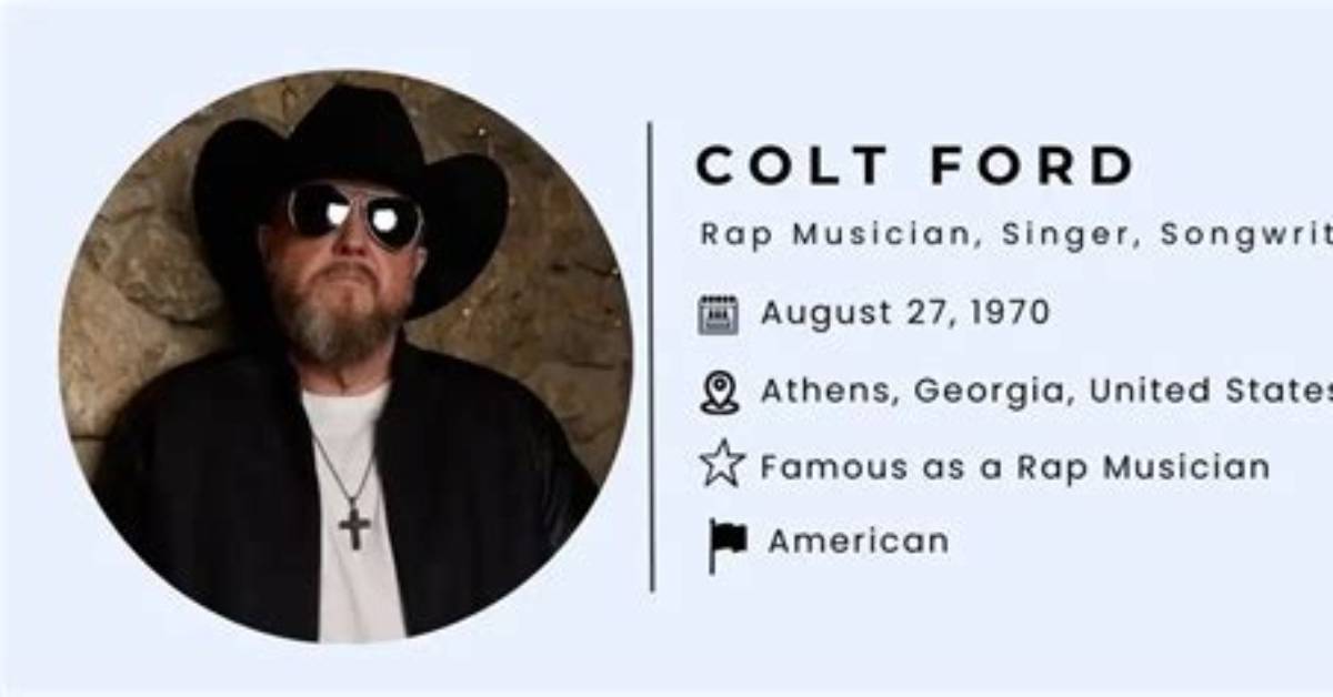 Colt Ford Bio Age Wife Parents Net Worth And