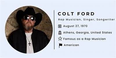Colt Ford Bio, Age, Wife, Parents, Net Worth and Career