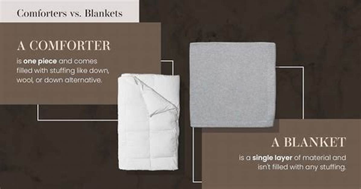 Comforter vs Blanket