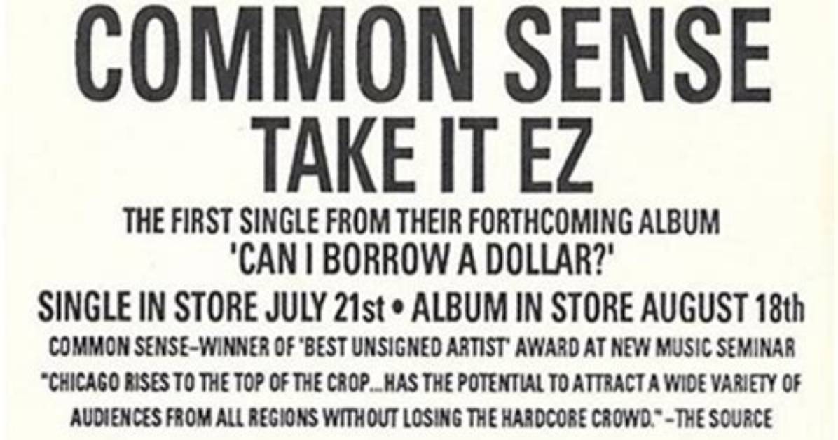 Common Sense S Take It Ez