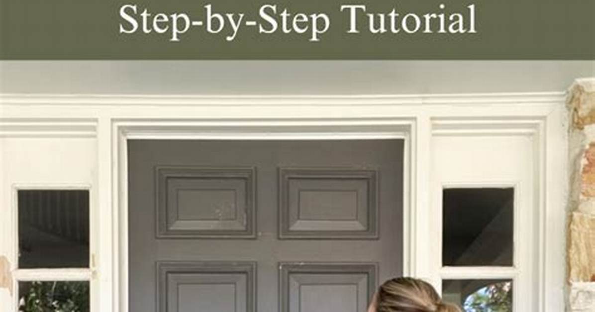 Comparison of Painting a Front Door with Oil Vs
