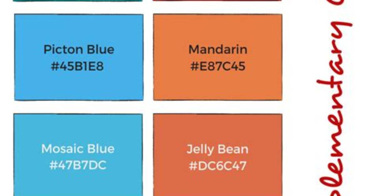 Complementary Colors to Blue
