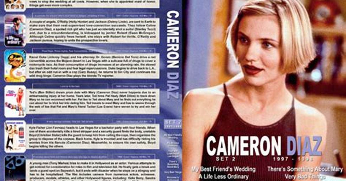 Complete Filmography of Cameron Diaz: a Journey Through Her Iconic Roles