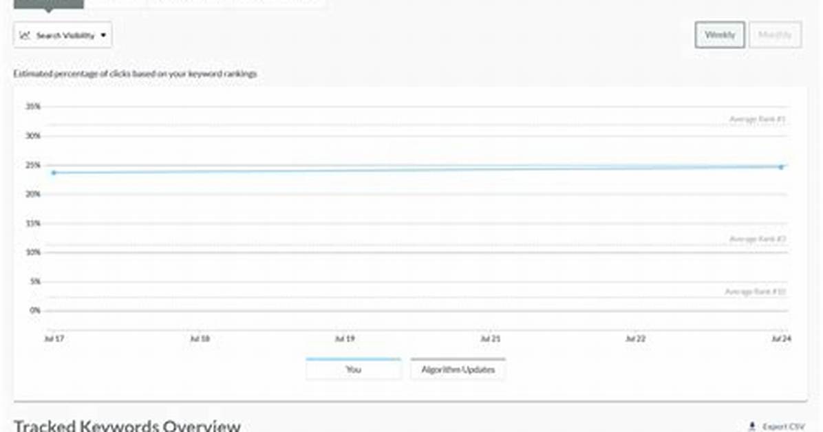Comprehensive Tracked Keyword Overview