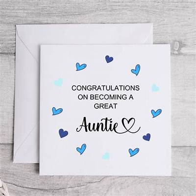 Congratulations on Becoming an Aunt: a Joyful Journey Ahead