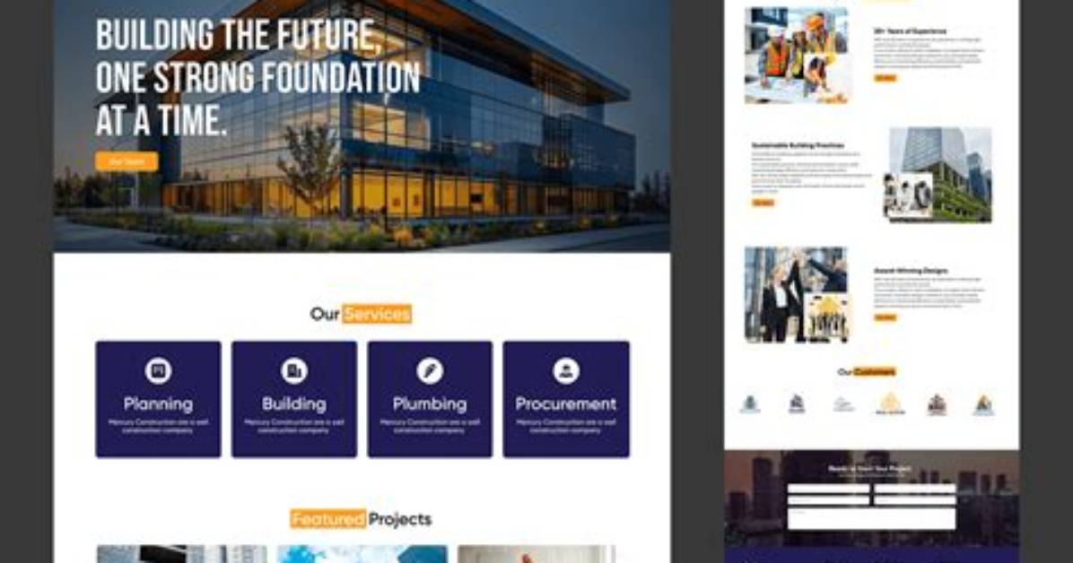 Construction Website Design: Building a Strong Online Foundation for Your Business