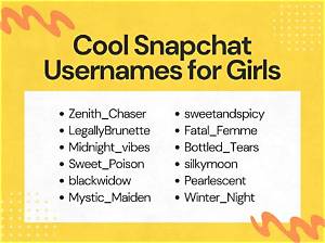 Cool Snap Names: the Ultimate Guide to Unique and Catchy Snap Names
