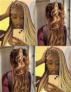 Copper and Blonde Braids: a Trendy Hair Style for Every Occasion