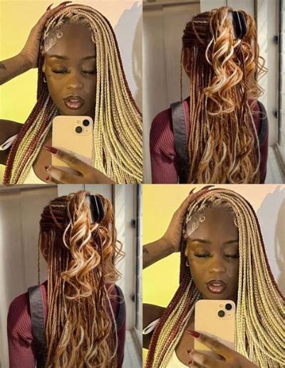 Copper and Blonde Braids: a Trendy Hair Style for Every Occasion
