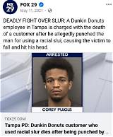 Corey Pujols Video on Reddit Florida Dunkin Employee Guilty of Felony Battery