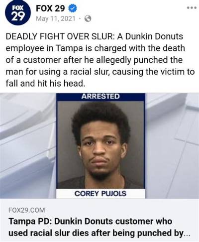 Corey Pujols Video on Reddit Florida Dunkin Employee Guilty of Felony Battery