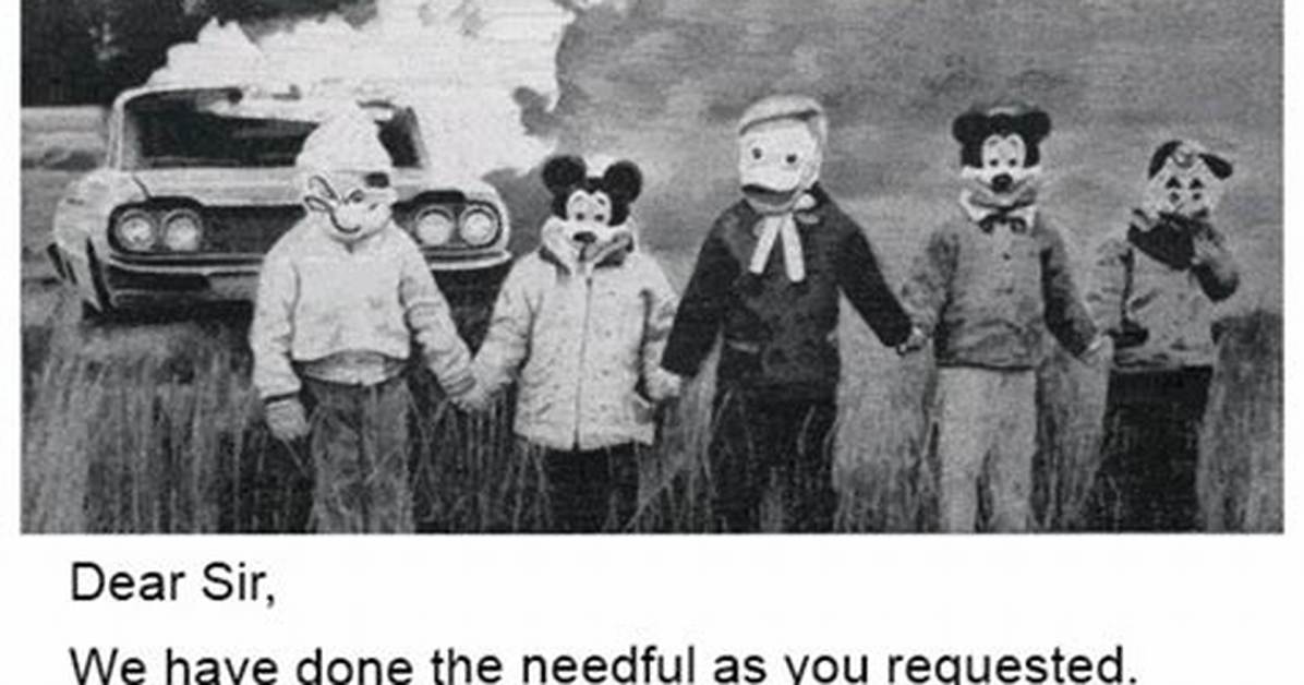 Could You Do the Needful?