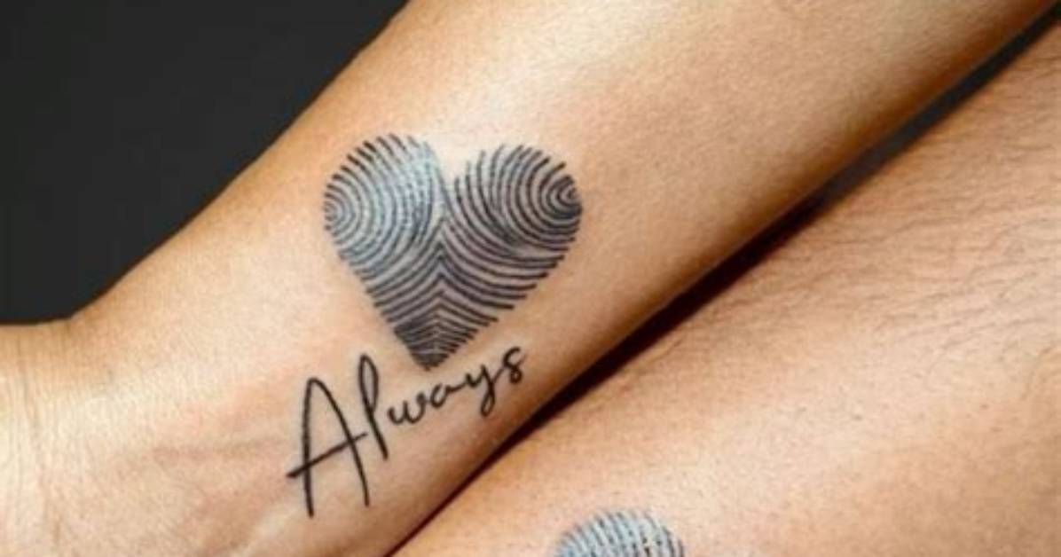 Couple Fingerprint Tattoo: a Unique Symbol of Love and Connection