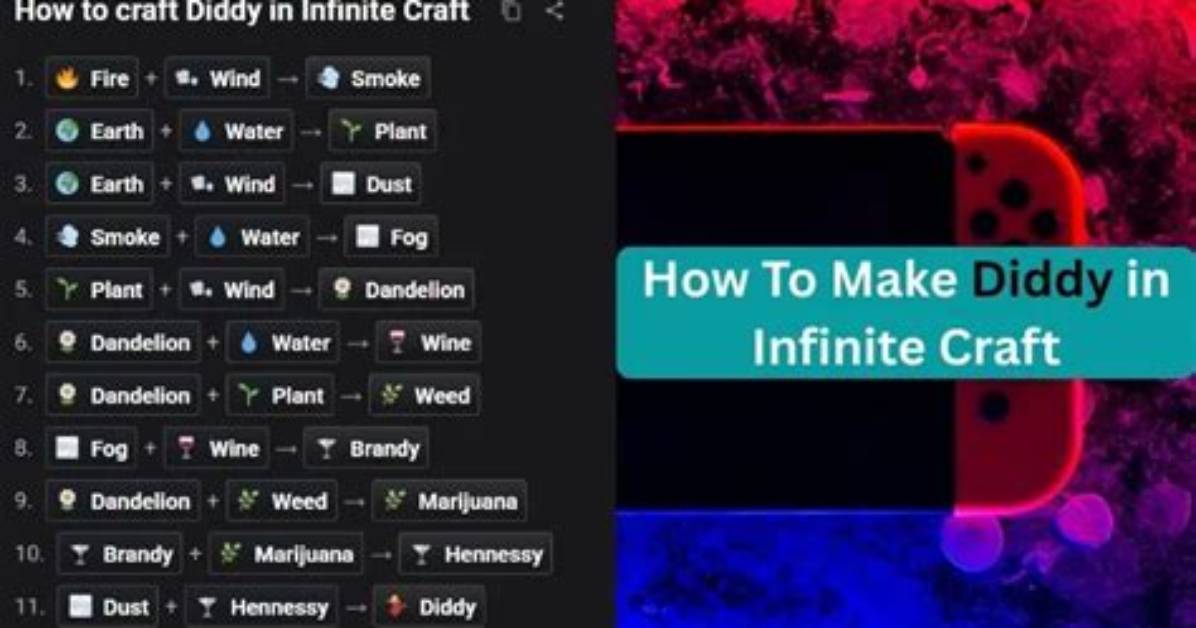 Crafting Diddy: a Complete Guide in Infinite Craft