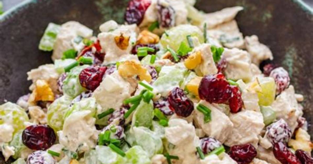 Cranberry Walnut Chicken Salad