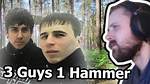 Crazy Hammer Challenge: 3 Guys, 1 Hammer!