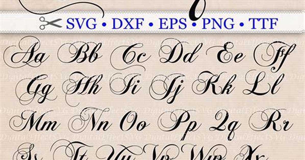 Cursive Letters Embrace: the Art of Elegant Writing