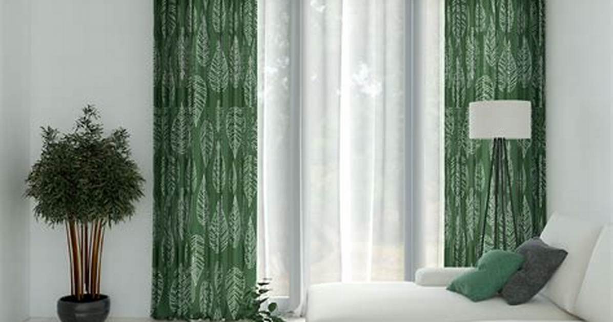 Curtains That Match with Green