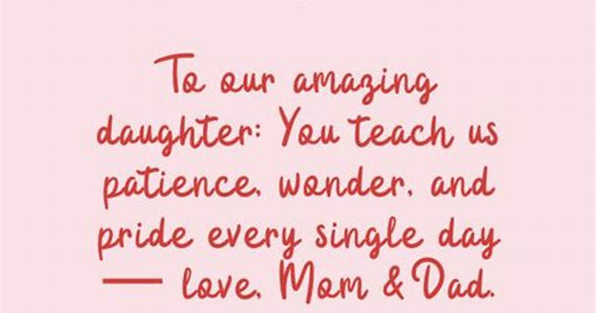 Daughters Day Quotes from Parents