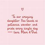 Daughters Day Quotes from Parents