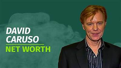 David Caruso's Incredible Net Worth: Unveiled and Explained