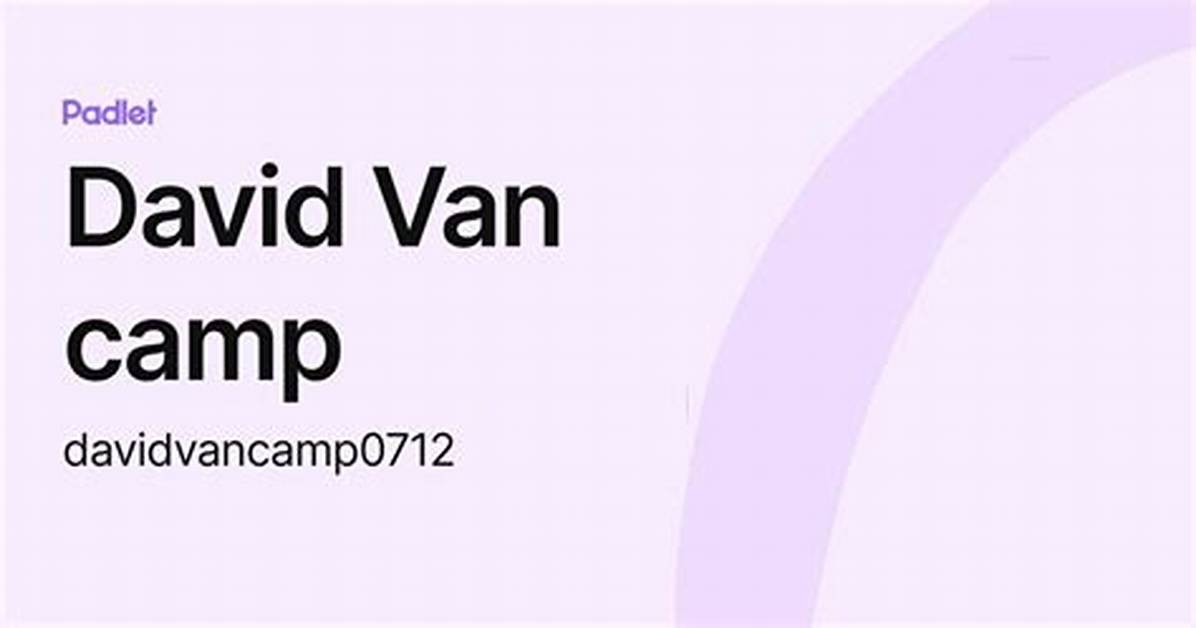 David Van Camp Net