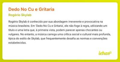 Dedo No Cu E Gritaria Significado: a Deep Dive into Its Meaning and Cultural Relevance