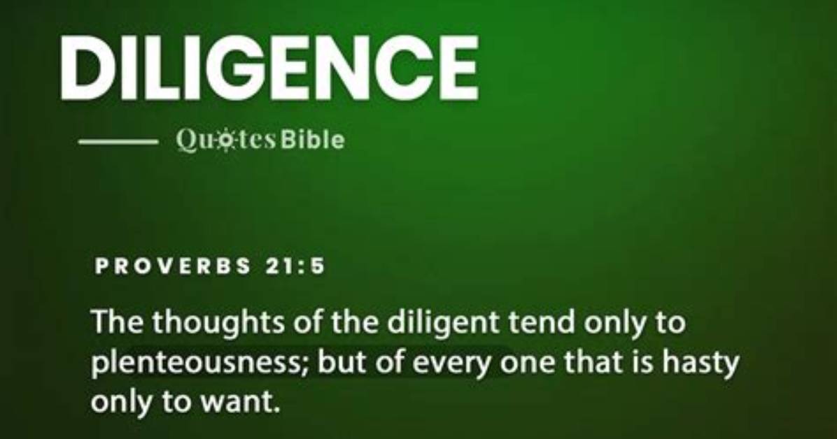 Definition of Diligent in the Bible