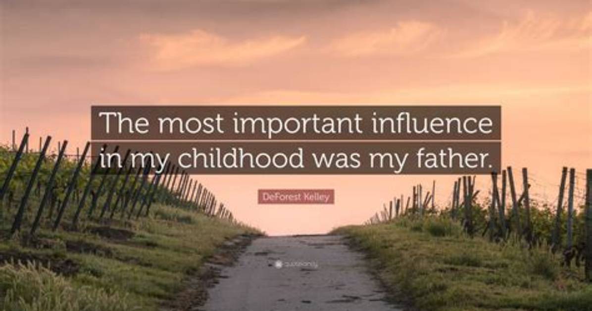 Deforest Kelley the Most Important Influence in My Childhood Was My