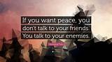 Desmond Tutu: 'If You Want Peace, You Don't Talk to Your Friends. You Talk to Your Enemies.'