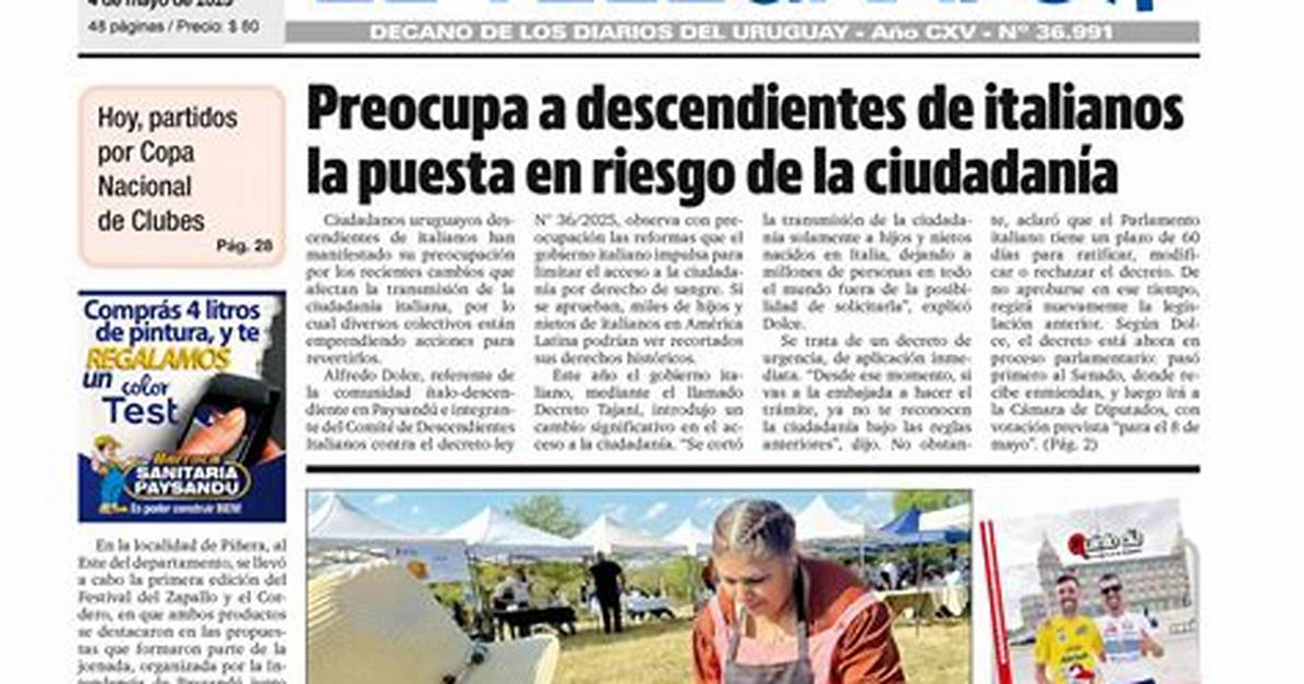 Diario El Telegrafo Paysandu The