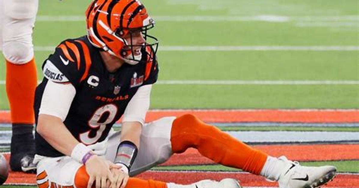 Did Burrow Hurt His Knee in Super Bowl?