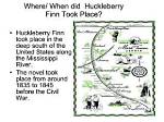 Did Huckleberry Finn Died?
