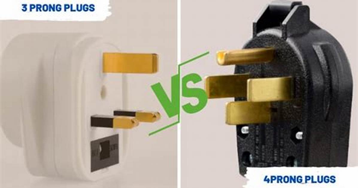 Difference Between 3-Prong & 4-Prong Pigtail for Electric Ranges