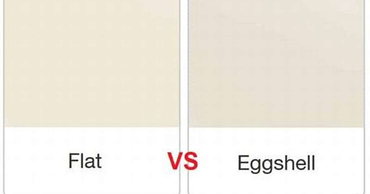 Difference Between Flat & Eggshell Paint