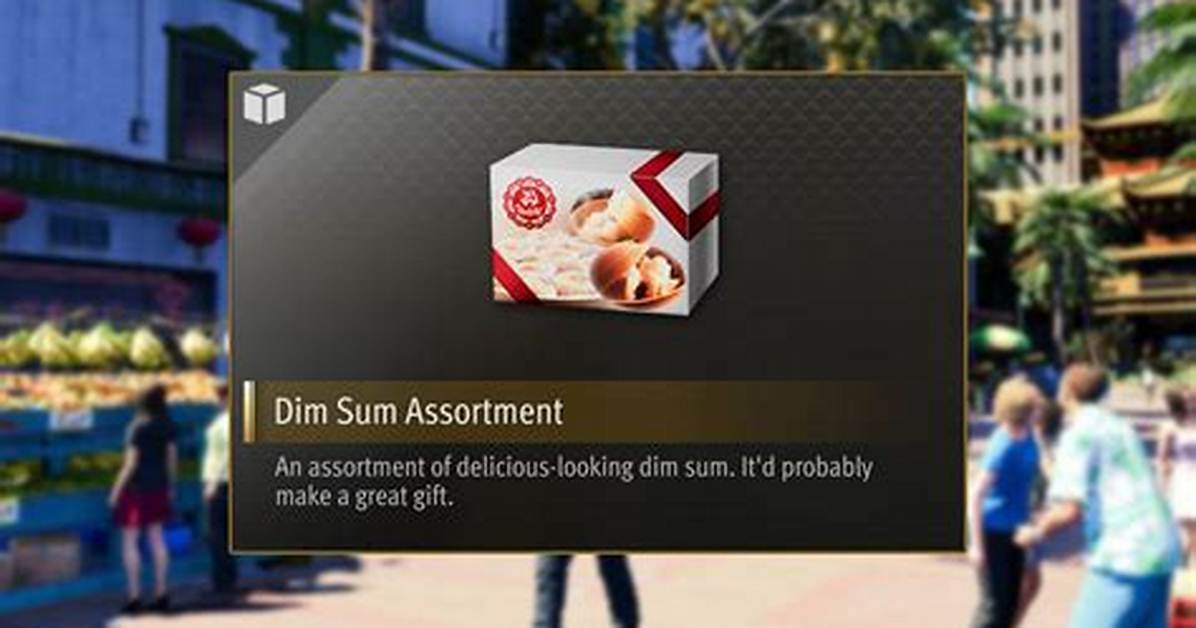Dim Sum Assortment Location in Like a Dragon: Infinite Wealth? - Sarkariresult