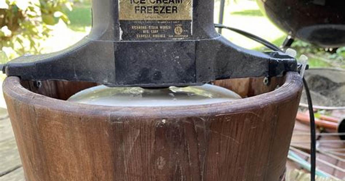 Directions for the Sterling 5 Qt Ice Cream