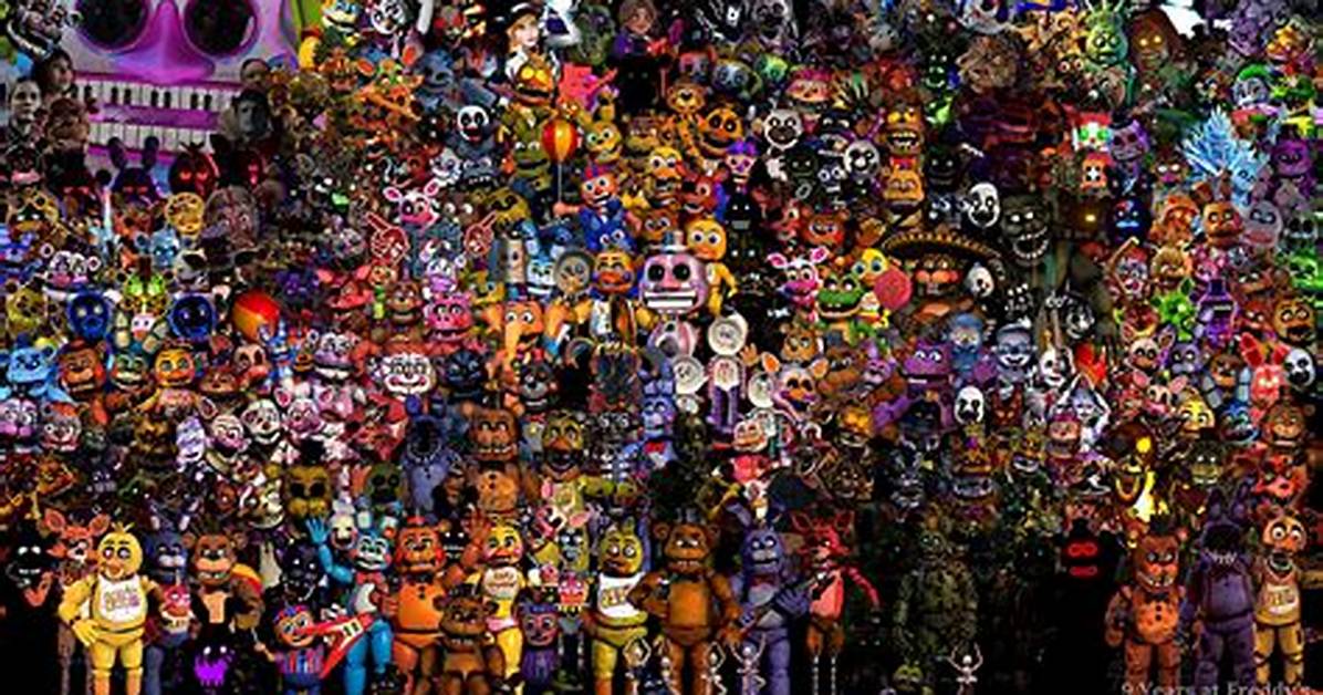 Discover Every Fnaf Character an Exhaustive