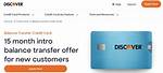Discover It Balance Transfer Credit Card
