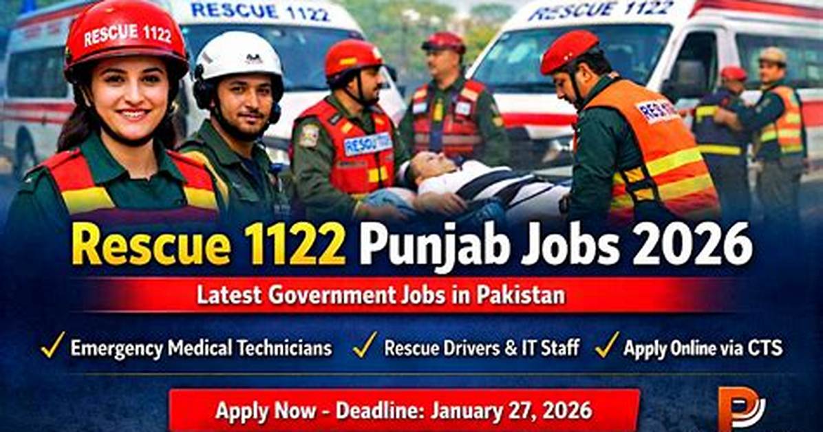 Discover Rescue 1122 Punjab Jobs 2023
