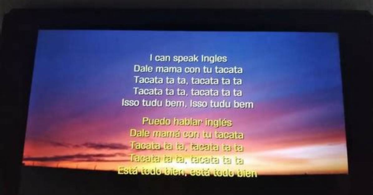 Discover the Magic Behind Tacata Lyrics English Translation