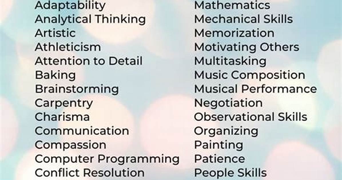 Discover the Talents Of