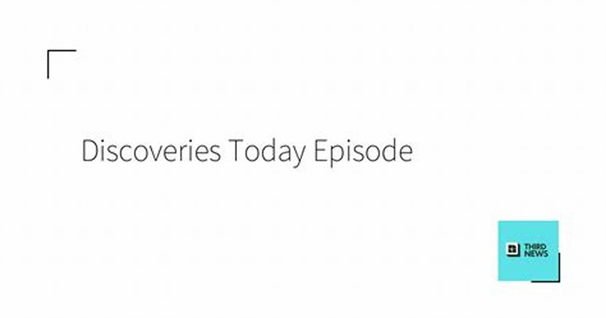 Discoveries and Insights from the Talks Today
